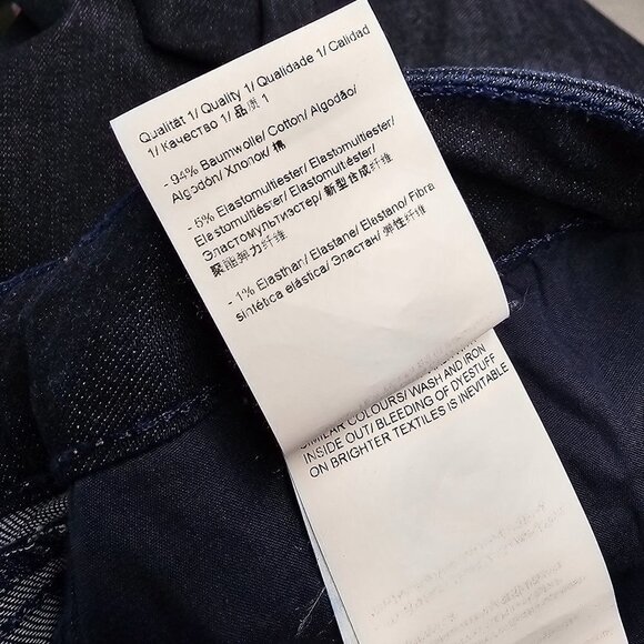 Escada Womens Dark Wash Straight Leg Jeans Size 38 US Medium - Picture 9 of 10